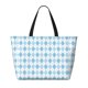 thumbnail image 2 of Easygdp Blue and White Squares Bolsa de Viaje de Playa de Gran Capacidad, Bolsa Tote Perfecta para la Playa, Escapadas de Fin de Semana y Viajes, 2 of 7