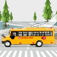 thumbnail image 3 of (For 3-6 years)Simulation Inertial School Bus Toys School Car Model Lighting Car Toys for Kids Educational Interactive Toys, 3 of 8