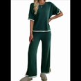 thumbnail image 3 of Pantalón de Punto de Corta, Traje Verde Talla S, 3 of 7