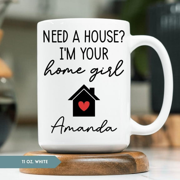 Realtor Coffee Mug, Realtor Gift, Custom Realtor Coffee Cup, Gift For Realtor, Personalized Realtor Coffee Mug, Ceramic Mug 11Oz