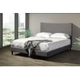 thumbnail image 2 of Topline Home Furnishings Dark Grey Upholstered Queen Bed, 2 of 3