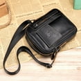 thumbnail image 4 of Mochila de hombro Bolso bandolera de cuero genuino vintage para hombre, bolso bandolera de viaje dep BULL CAPTAIN Mochila de hombro, 4 of 7