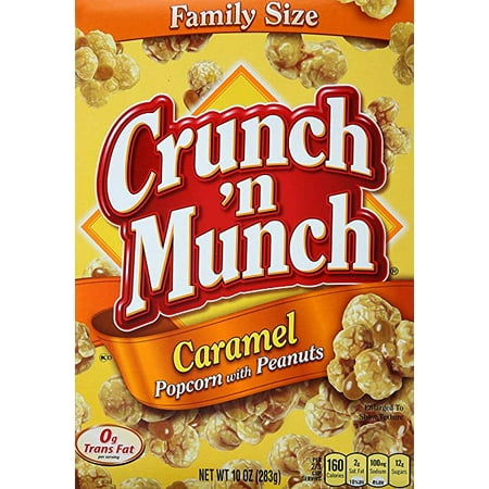 - Crunch 'n Munch Caramel Popcorn With Peanuts (Pack of 12)