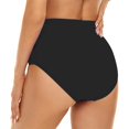 thumbnail image 6 of THDHVS Bikini Bottoms,Swim Shorts Women,Solid Color Swim Shorts StretchComfortable for Beach or Swimming Black, 6 of 6