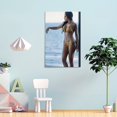 thumbnail image 4 of Poster Natti Natasha Art Rae Beautiful Singer Posters Art Print Wall Photo Paint Poster Hanging Picture Family Bedroom Decor Gift 12x18inch(30x45cm), 4 of 6