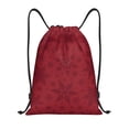 thumbnail image 1 of Xecao Sac à Dos de Sport à Cordon Motif Flocons de Neige Rouges de Noël - Sac de Gym avec Poche Imperméable pour Femmes&Hommes-Moyen, 1 of 6