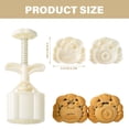 thumbnail image 5 of Tizuqe Green Bean Cake Moulds Baking Molds Dessert Press Tool Pastrys Molds Dessert Molds Baking Molds ABS Texture for Kitchen, 5 of 8