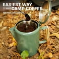 thumbnail image 6 of Bozeman Green Percolator Coffee Pot — Camping Coffee Makers — NO Aluminum or Plastic [9 cup, Camp Green], 6 of 7
