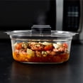 thumbnail image 4 of Rubbermaid Brilliance Glass Round Leak-Proof 6.1-Cup Food Storage Container, 4 of 5