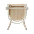 thumbnail image 4 of Home Square Charlotte Counter Height Stool - 24" Seat Height - Set of 3, 4 of 11
