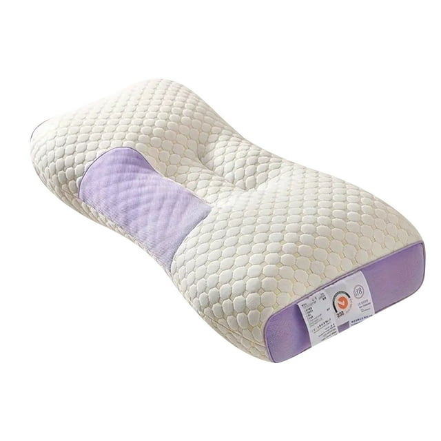 Dvruxg Relief Cervical Pillow for Neck and Shoulder Support, Contoured Orthopedic Pillow, Adjustable Memory Foam Sweet Sleeping Pillow