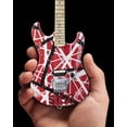 thumbnail image 5 of EVH - Eddie Van Halen - 5150 Red White & Black Mini Guitar Replica Collectible, 5 of 17