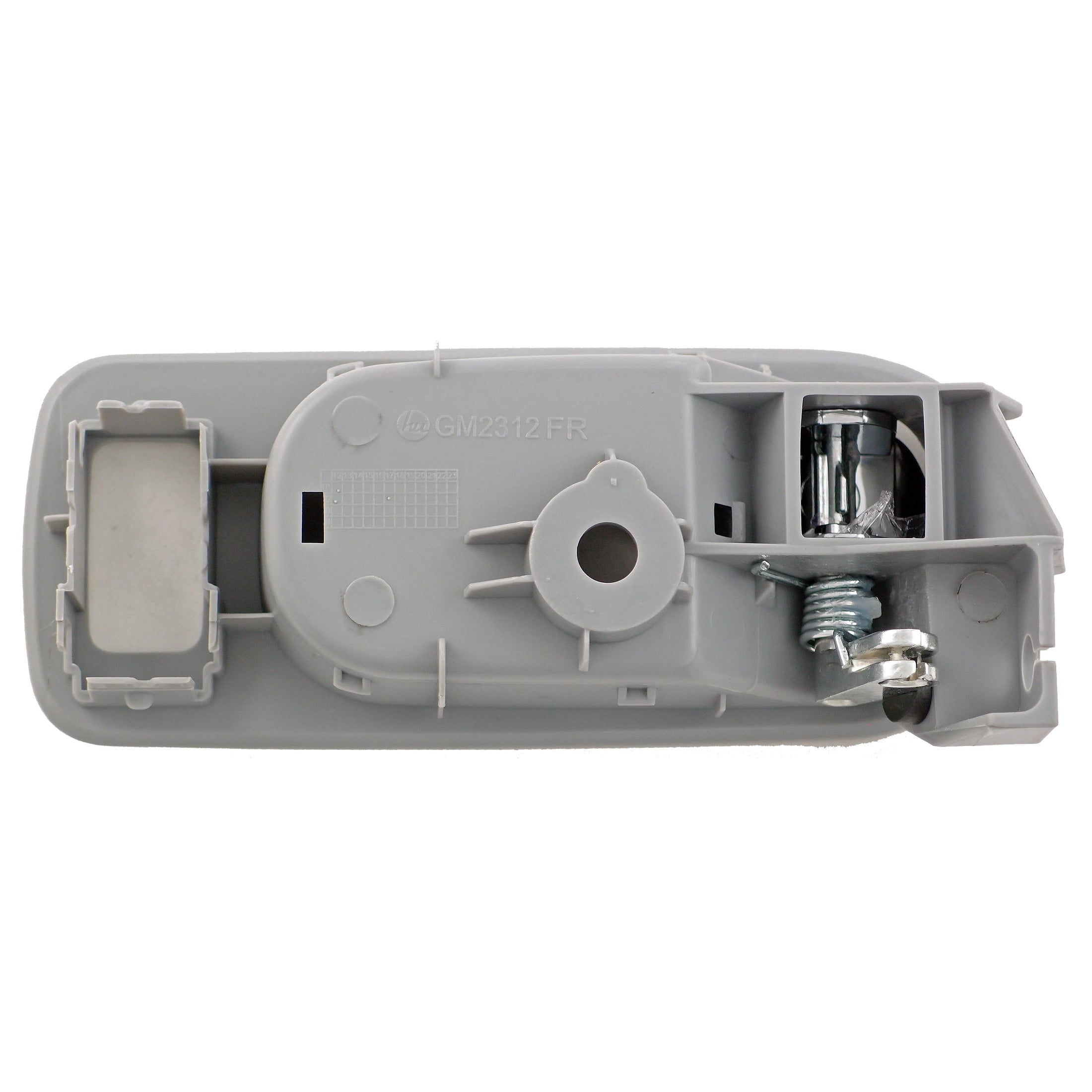 Dorman 81827 Front Passenger Side Interior Door Handle for Specific Buick Models, Chrome Lever; Gray Housing