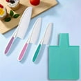 thumbnail image 6 of Kitchen Plastic Cutters Kitchen Fruit and Vegetable Cutting Knife Set, Plastic Serrated Blade with Multi-function Cutting Board, Perfect for Beginner Chef Cooking Baking, Kitchen Tools, 6 of 9