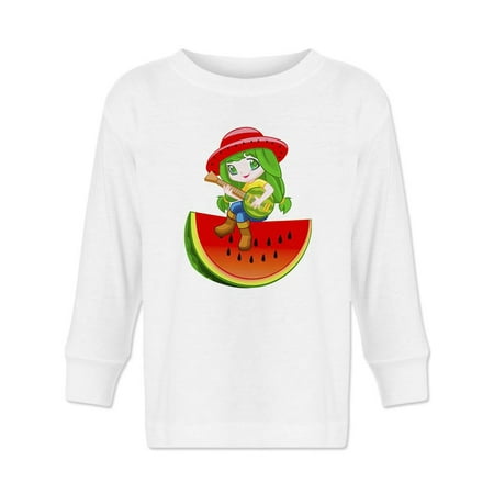 

Musical Kid On Watermelon Long Sleeve Toddler -Image by Shutterstock 2 Toddler