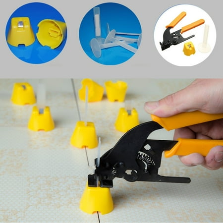 50pcs Wall Floor Tile Leveling Spacer System Caps Straps Construction