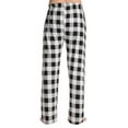 thumbnail image 3 of #followme Super Soft Men's Polyspandex Pajama Pants with Pockets (White Buffalo Plaid, Small), 3 of 3