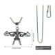 thumbnail image 4 of Mancuerna Collar Colgante Titanio Acero Inoxidable Fitness Gym Collar Peso Placa Barbell Mancuerna Collares Hombres Mujeres Cadena Colgante, 4 of 7