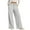 Grey, variant on MNCEKFOD Jeans for Women Oversized Wide Leg Lightweight Culottes Elastic Drawstring High Waisted Baggy Classic Fit Trousers for women 2025 Khaki L