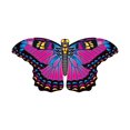 thumbnail image 1 of X Kites Nylon Butterfly Kite 34 Inches Wide Ready to Fly - Amethyst, 1 of 1