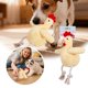 thumbnail image 2 of Juguete masticable para perros con forma de pollito amarillo, sin relleno, apto para perros de todo tipo, resistente y duradero, 2 of 7