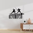 thumbnail image 2 of Handmadetneonsign Fencing Combat Medal Hanger Metal Wall Art Light, Fencing Player Metal Sign Wall Decor, Athlete Metal Decor 46661, 2 of 4