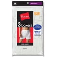 thumbnail image 2 of Hanes Men's TAGLESS Full-Cut Boxers 4-Pack White M, 2 of 2