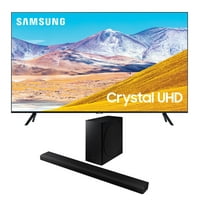 Samsung UN55TU8000 55" 8 Series Ultra High Definition Smart 4K Crystal TV with a Samsung HW-Q800T 3.1.2 Ch Dolby Atmos Soundbar and Wireless Subwoofer (2020)