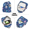 thumbnail image 5 of FORMRS Mini Backpack Purse for Women Quilted Travel Daypack Casual Shoulder Bag, Light Pink Jellyfish, 5 of 7