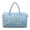 Blue Leopard, variant on Pink Rose Skull Print Quilted Travel Duffel Bag Weekender Overnight Bag for Women Men Lightweight Luggage Bags Women Hospital Bag for Labor & Delivery