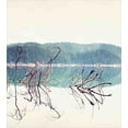 thumbnail image 3 of Driftwood Duvet Cover Set, Nature Theme Branch of the Fallen Tree near the Mountain Lake and the Forest, Decorative 3 Piece Bedding Set with 2 Pillow Shams, Queen Size, Cream Green, by Ambesonne, 3 of 3