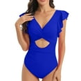 thumbnail image 1 of Bikini Sets for Women Oversized Sports Jumpsuit Surfing Suit Sleeveless Sun Protection Solid Color Swimsuit, 1 of 1
