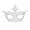 A002- White, variant on White Lace Masquerade Mask for Women Half Face Eye Mask with Gold Rivets 7X5 Inches Halloween Mask, Perfect for Masquerade Party Halloween Party Sexy Half Face Mask for Women,