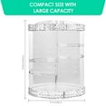thumbnail image 4 of 360°Rotating Makeup Organizer, Adjustable Storage Large Capacity Makeup Display Case Clear Acrylic Organizer Container for Cosmetic Brushes Lipsticks, 4 of 6