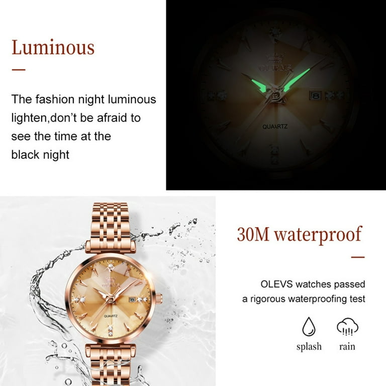 OLEVS Vrouwen Horloges Elegante Dames Kleine Wijzerplaat Quartz