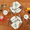 thumbnail image 4 of 4 Pack 20'' x20" Satin Table Napkins Dinner Napkins for wedding Party Decoration events Red Panda Pattern, 4 of 6