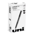 thumbnail image 4 of uni-ball Onyx Roller Ball Stick Dye-Based Pen, Black Ink, Fine, Dozen, 4 of 6