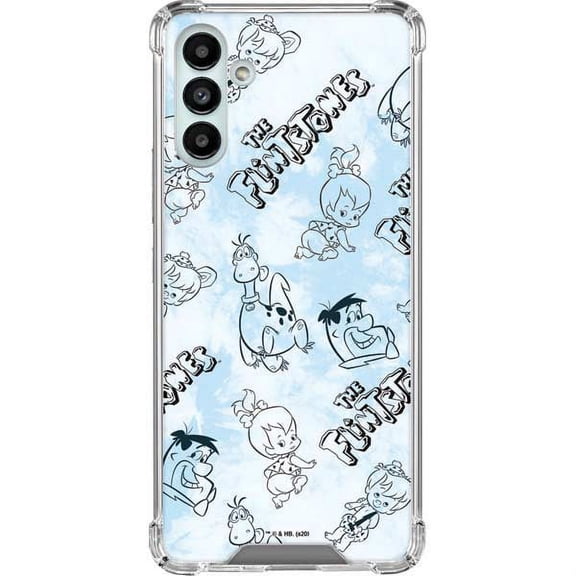 Skinit Cartoons The Flintstones Tie Dye Print Galaxy A13 5G Clear Case