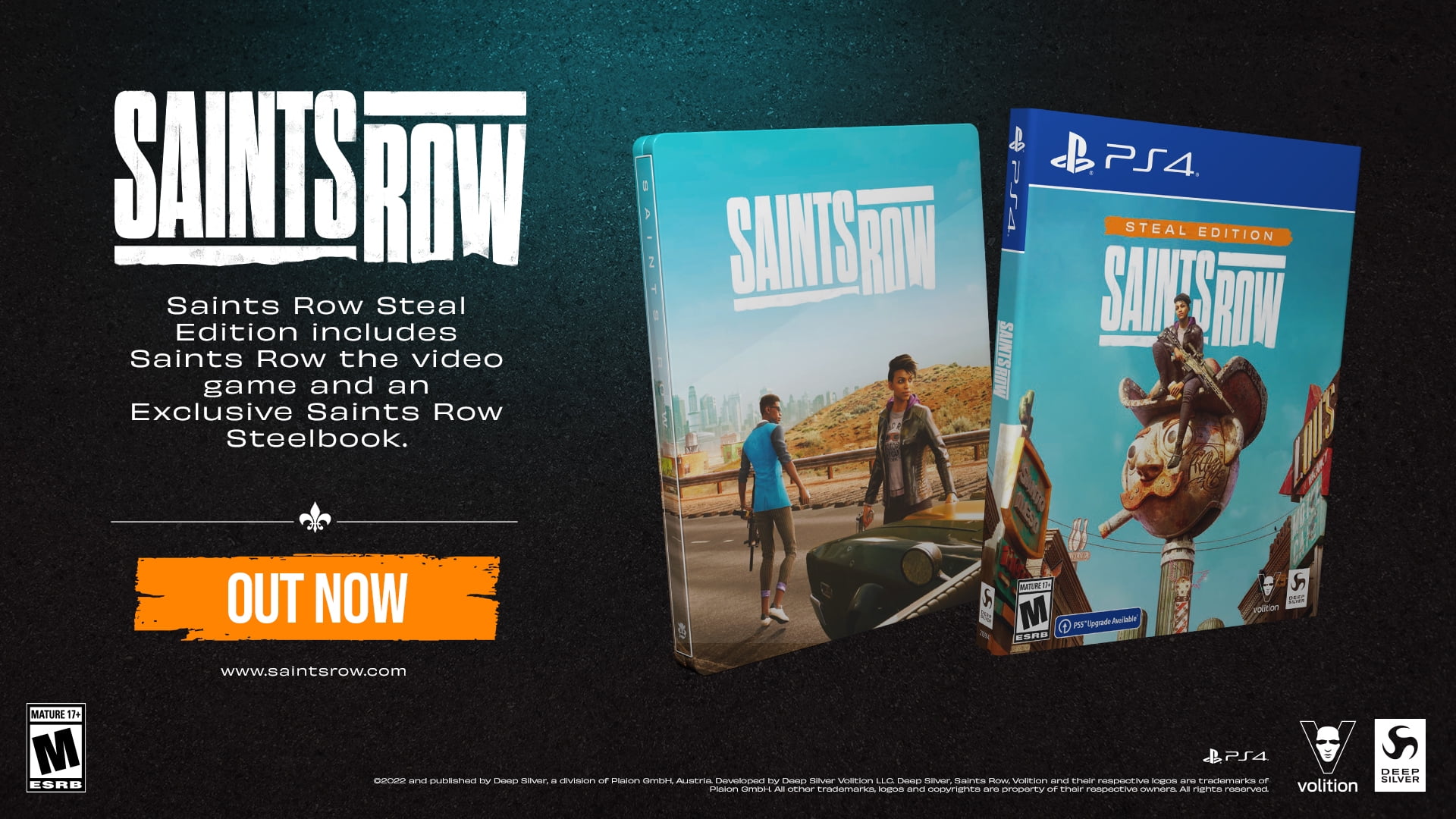 Plaion Saints Row Steal Edition - Stealbook - PlayStation 4