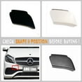 thumbnail image 4 of Trimla Front Tow Cover for 16-19 Mercedes Benz A class W176 AMG Line Fit A160 A170 A180 A200 A220 A250 2016 2017 2018 2019 bumper Towing Hook Eye Cap A1768851800, 4 of 4