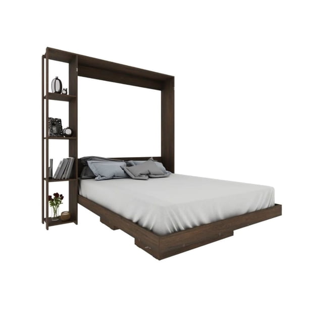 Cama Abatible Individual Esencial Vertical (Color Carlo)