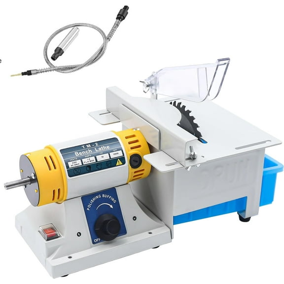Multifunction Mini Table Saw Grinder, Electric Gem Engraving Cutting Milling  Grinder Jewelry Rock Polishing Buffer Machine  Lathe Polisher Tools Table Saw 320W