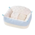 thumbnail image 2 of TOOYFUL Warm Hamster Nest, Sugar Glider Hammock, Hamster Hanging Bed, Soft Small Animal Cage, Guinea Pig House for Sugar Gliders Sleeping Blue, 2 of 10