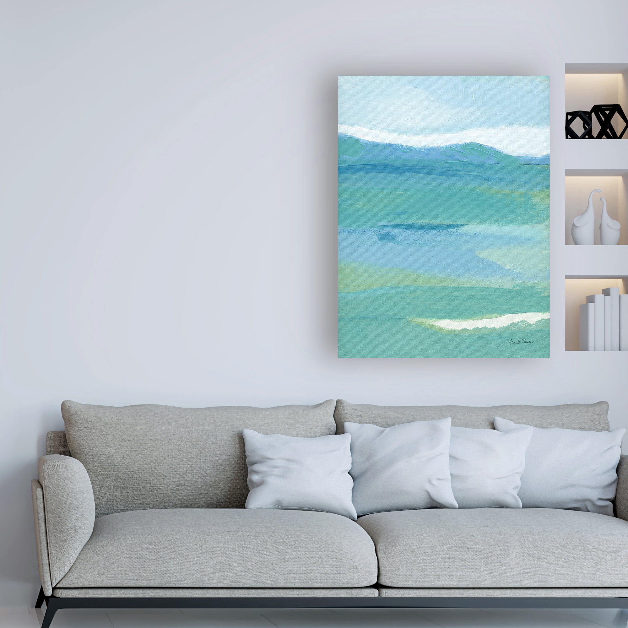 Trademark Fine Art 'Coastal Bliss II' Canvas Art by Farida Zaman