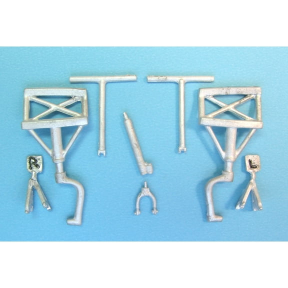 UC-78 / T-50 Bobcat Metal Landing Gear for Czech Model (1/48 model kit accessory)