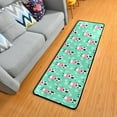 thumbnail image 3 of Dreamtimes Cute Cow Grass Hallway Runner Rug 2'x6' Kitchen Rug with Rubber Backing Lovely Cattle Flower Non Slip Entryway Rug Runner Washable Soft Area Rug for Hallway Bedroom Kitchen Decor, 3 of 6