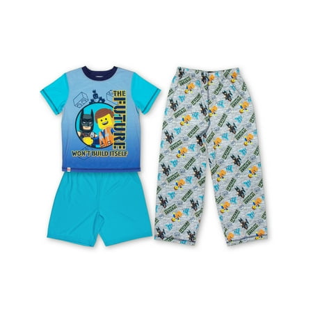 2 Piece Winter Pajamas - Boys' Lego Movie 2 3 Piece Pajama Sleep Set (Little Boy & Big Boy)