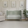 thumbnail image 6 of Dream On Me Chelsea 5-in-1 Convertible Crib, Meadow Green, 6 of 8