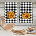 thumbnail image 6 of Fall Kitchen Dish Towel 18 x 26 Inch Buffalo Plaids Autumn Pumpkin Home Dishcloth Rustic Farmhouse Decorative Hand Drying Tea Towel for Thanksgiving Harvest Cooking Baking Cleaning, 2Pcs, 6 of 6