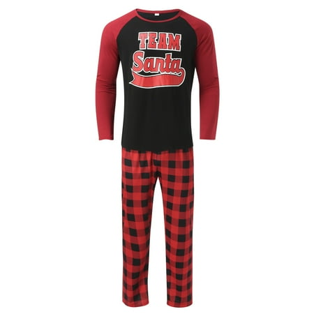 

koaiezne Family Christmas Pajamas Holiday Home Xmas Christmas Printing With Family Sleepwear Set For Dad Family Christmas Pajamas Set 3xl plus Size Pajamas for Women Christmas Family
